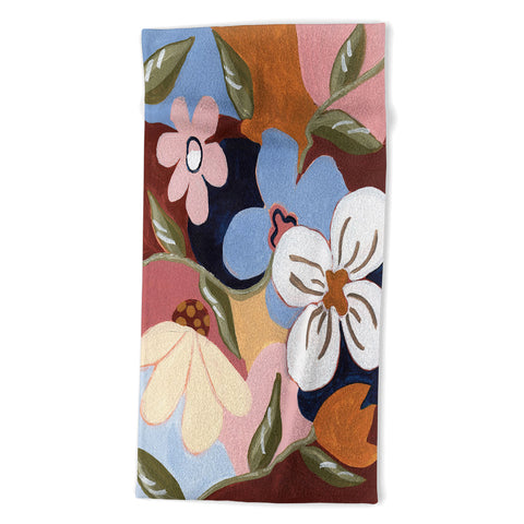 Laura Fedorowicz Like the Flowers Need the Rain Beach Towel