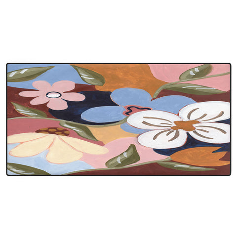Laura Fedorowicz Like the Flowers Need the Rain Desk Mat