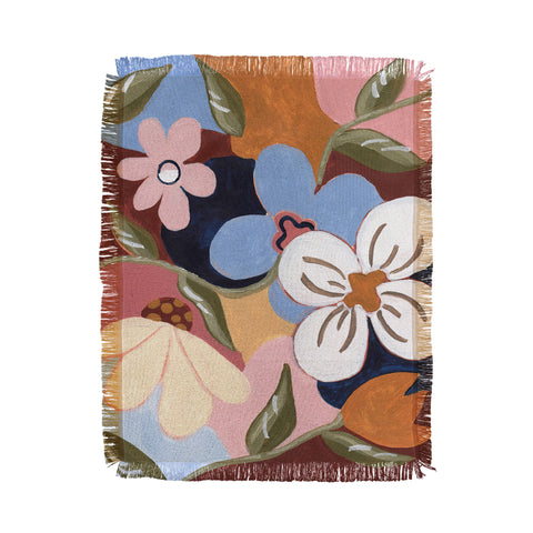 Laura Fedorowicz Like the Flowers Need the Rain Throw Blanket