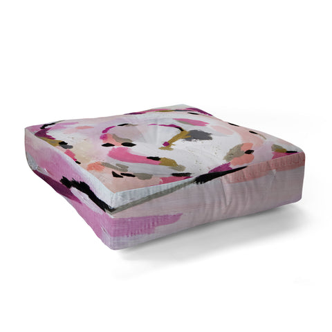 Laura Fedorowicz Lipstick Abstract Floor Pillow Square