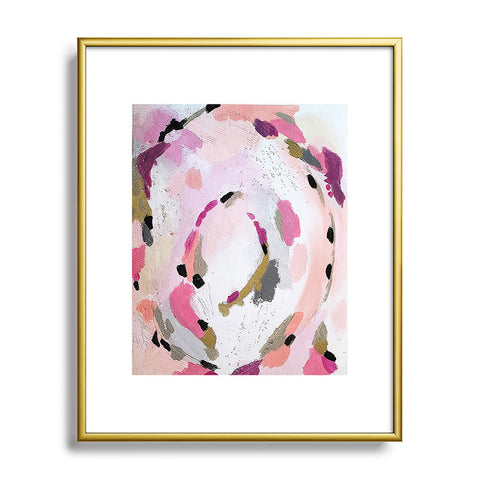 Laura Fedorowicz Lipstick Abstract Metal Framed Art Print