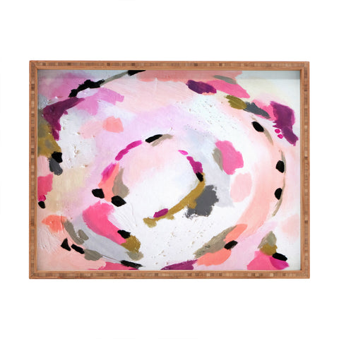 Laura Fedorowicz Lipstick Abstract Rectangular Tray