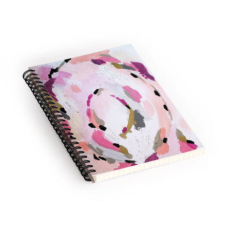 Laura Fedorowicz Lipstick Abstract Spiral Notebook
