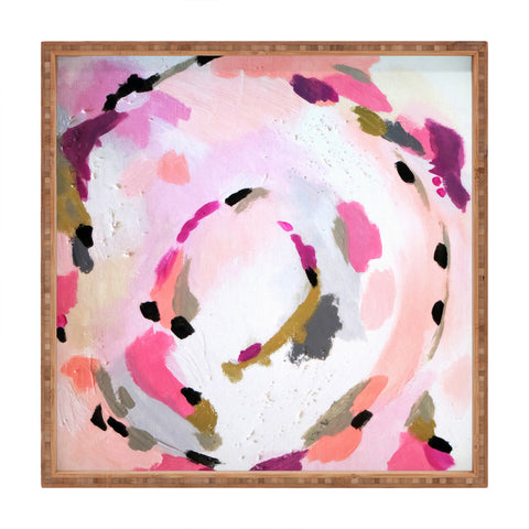 Laura Fedorowicz Lipstick Abstract Square Tray