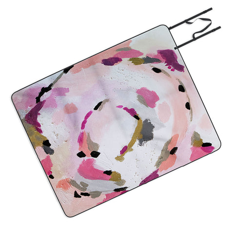 Laura Fedorowicz Lipstick Abstract Picnic Blanket