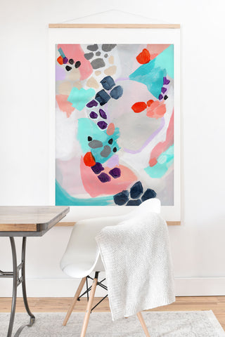 Laura Fedorowicz Loot Bag Art Print And Hanger