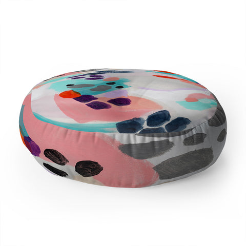 Laura Fedorowicz Loot Bag Floor Pillow Round