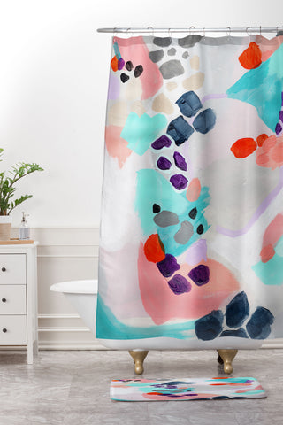 Laura Fedorowicz Loot Bag Shower Curtain And Mat