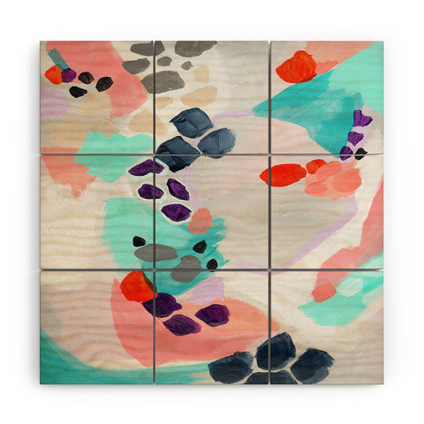 Laura Fedorowicz Loot Bag Wood Wall Mural