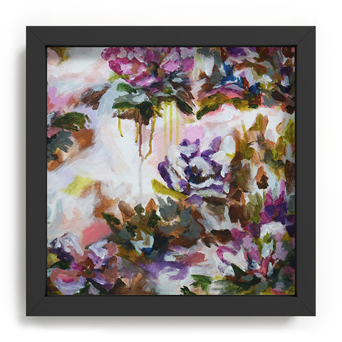 Laura Fedorowicz Lotus Flower Abstract One Recessed Framing Square