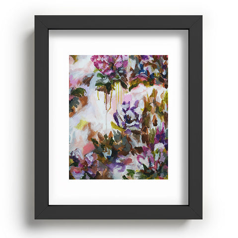 Laura Fedorowicz Lotus Flower Abstract One Recessed Framing Rectangle