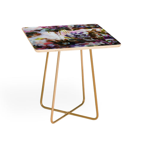 Laura Fedorowicz Lotus Flower Abstract One Side Table