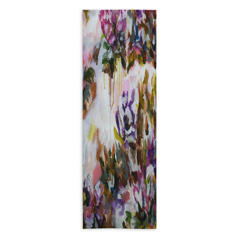 Laura Fedorowicz Lotus Flower Abstract One Yoga Towel