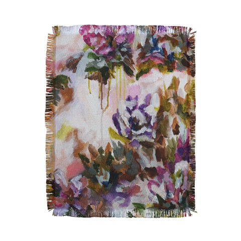 Laura Fedorowicz Lotus Flower Abstract One Throw Blanket