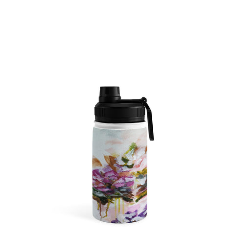 Laura Fedorowicz Lotus Flower Abstract Two Water Bottle