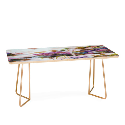 Laura Fedorowicz Lotus Flower Abstract Two Coffee Table