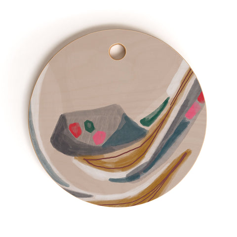 Laura Fedorowicz Miley Cutting Board Round