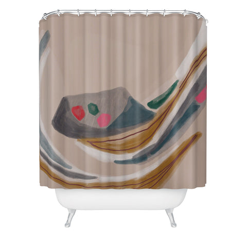 Laura Fedorowicz Miley Shower Curtain