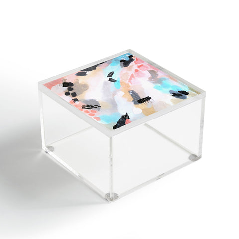 Laura Fedorowicz Oatmeal Rain Acrylic Box