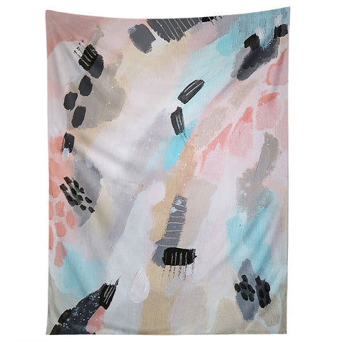 Laura Fedorowicz Oatmeal Rain Tapestry