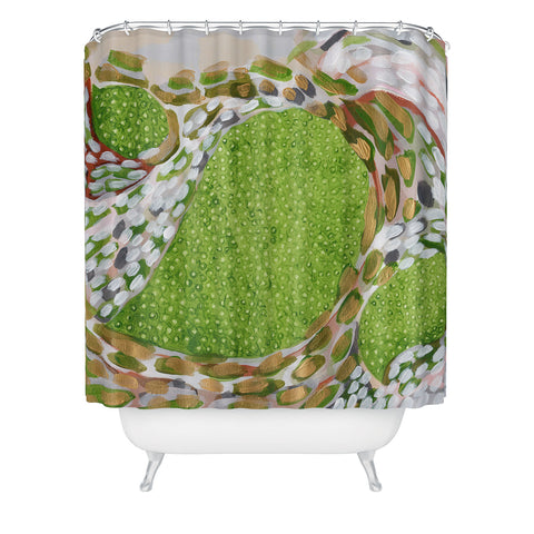 Laura Fedorowicz October Song Shower Curtain