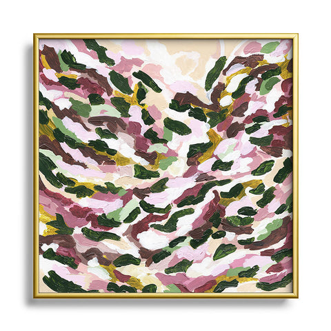 Laura Fedorowicz Oh Blissful Day Metal Square Framed Art Print