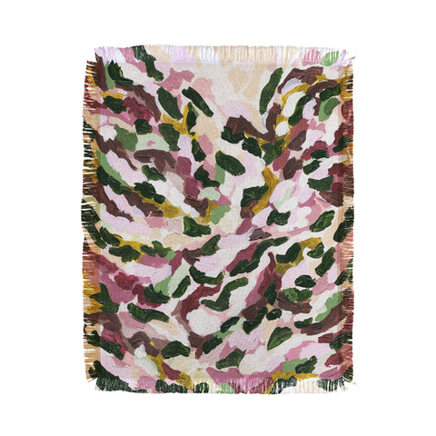 Laura Fedorowicz Oh Blissful Day Throw Blanket