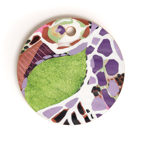 Laura Fedorowicz On Repeat Cutting Board Round