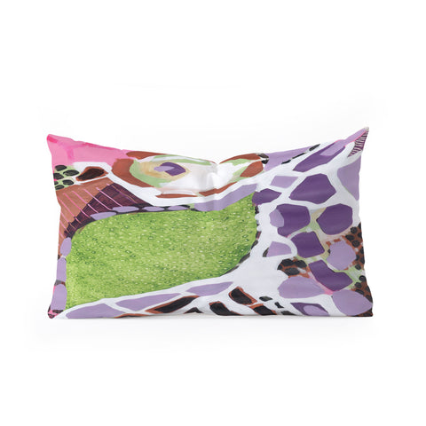 Laura Fedorowicz On Repeat Oblong Throw Pillow