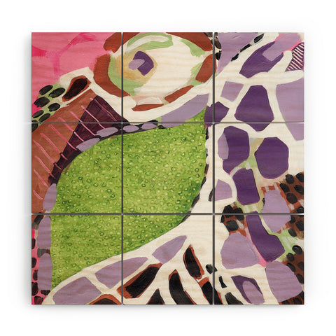 Laura Fedorowicz On Repeat Wood Wall Mural