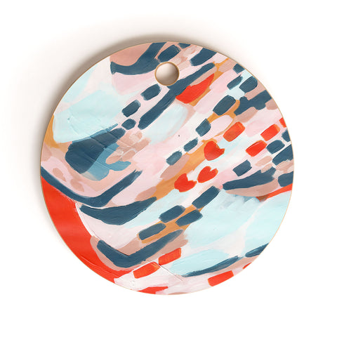 Laura Fedorowicz Onwards and Upwards Cutting Board Round