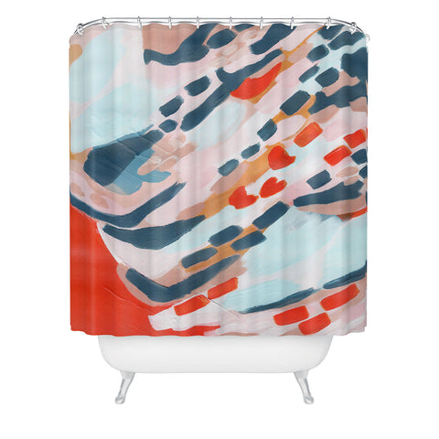 Laura Fedorowicz Onwards and Upwards Shower Curtain
