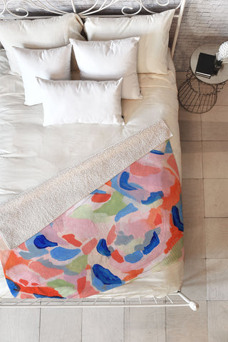 Laura Fedorowicz Orchard Breeze Fleece Throw Blanket