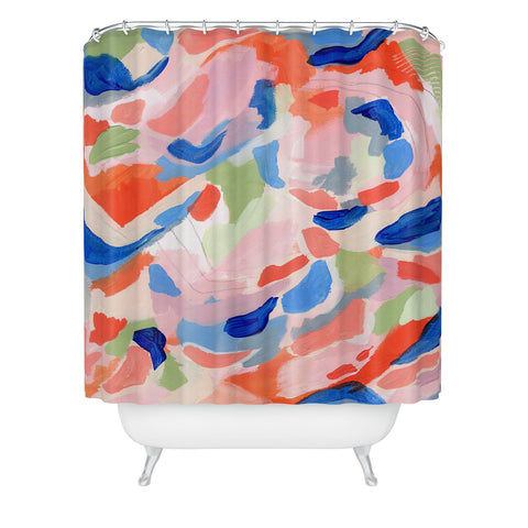 Laura Fedorowicz Orchard Breeze Shower Curtain