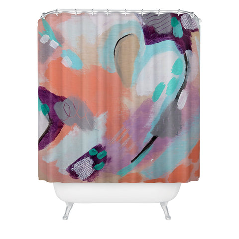 Laura Fedorowicz Out of Ashes Shower Curtain