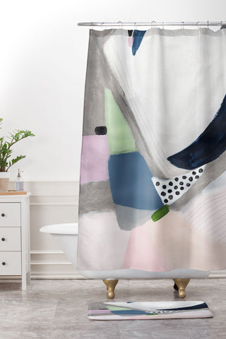 Laura Fedorowicz Overnight Shower Curtain And Mat
