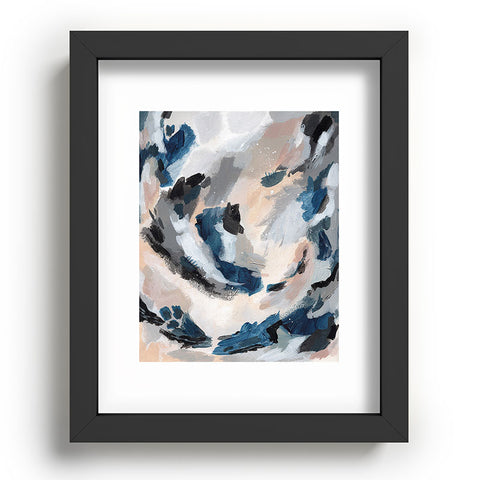 Laura Fedorowicz Parchment Abstract One Recessed Framing Rectangle