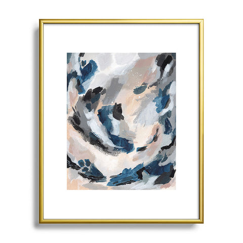 Laura Fedorowicz Parchment Abstract One Metal Framed Art Print