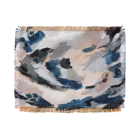 Laura Fedorowicz Parchment Abstract One Throw Blanket