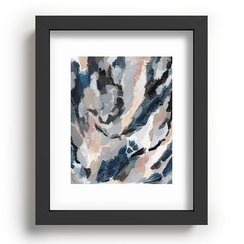 Laura Fedorowicz Parchment Abstract Three Recessed Framing Rectangle