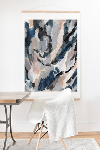 Laura Fedorowicz Parchment Abstract Three Art Print And Hanger