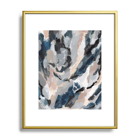 Laura Fedorowicz Parchment Abstract Three Metal Framed Art Print