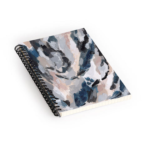 Laura Fedorowicz Parchment Abstract Three Spiral Notebook