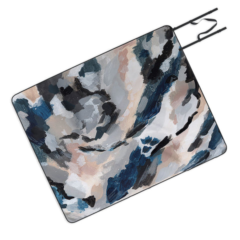 Laura Fedorowicz Parchment Abstract Three Picnic Blanket