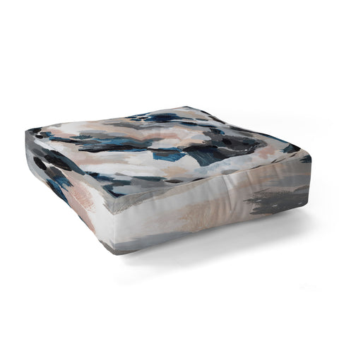 Laura Fedorowicz Parchment Abstract Two Floor Pillow Square