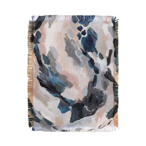 Laura Fedorowicz Parchment Abstract Two Throw Blanket
