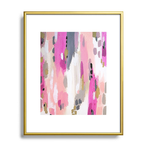 Laura Fedorowicz Party Pattern Metal Framed Art Print