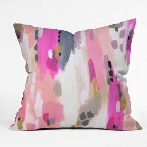 Laura Fedorowicz Party Pattern Outdoor Throw Pillow