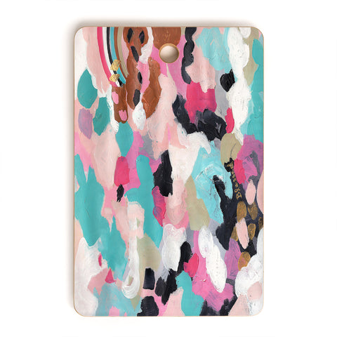 Laura Fedorowicz Pastel Dream Abstract Cutting Board Rectangle