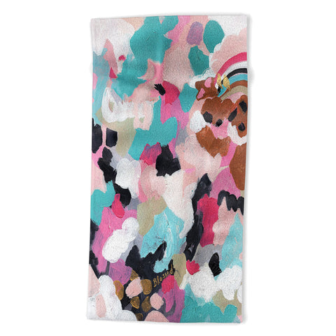 Laura Fedorowicz Pastel Dream Abstract Beach Towel